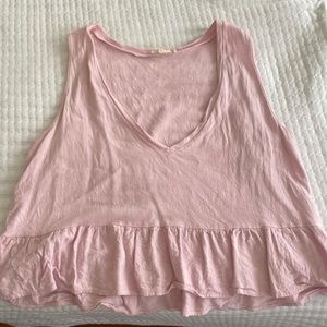 V-Neck Pink Tank Top from Pacsun